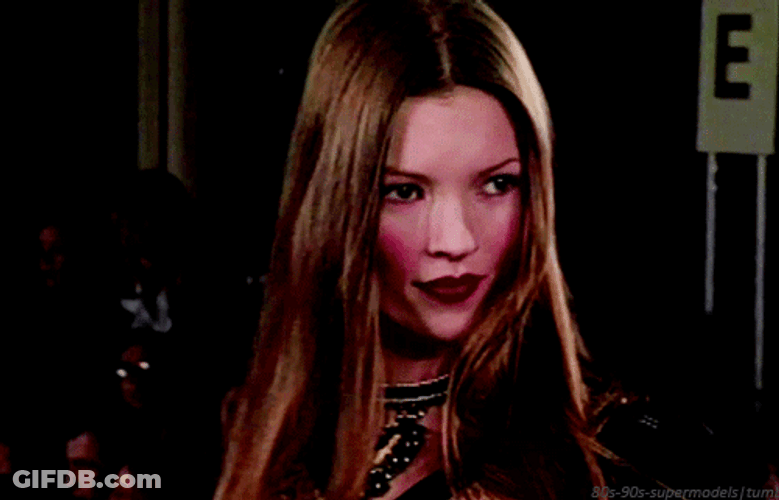 Kate Moss Fierce Turn GIF