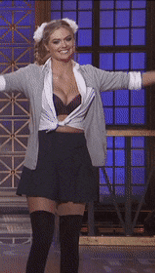 Kate Upton Britney Lip Sync Battle GIF