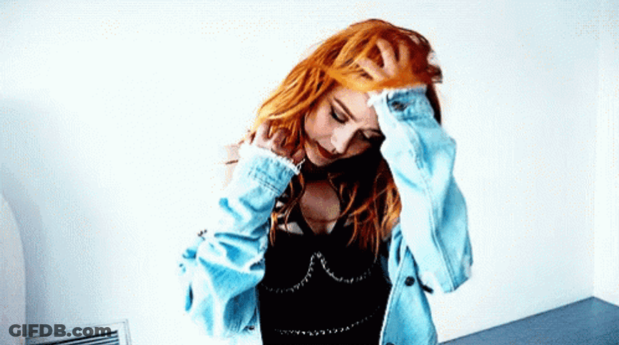 Katherine Mcnamara Flipping Hair GIF