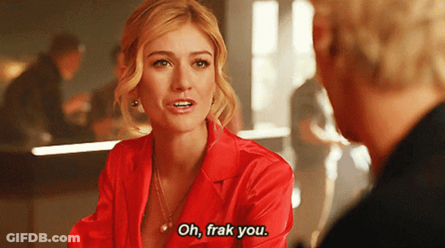 Katherine Mcnamara Frustrated Reaction GIF