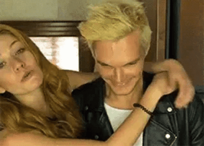 Katherine Mcnamara Hugging Luke Baines Shadowhunters GIF