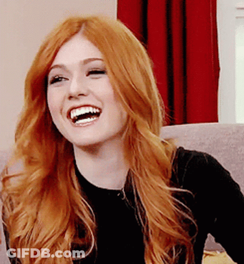 Katherine Mcnamara Interview Ahhh GIF