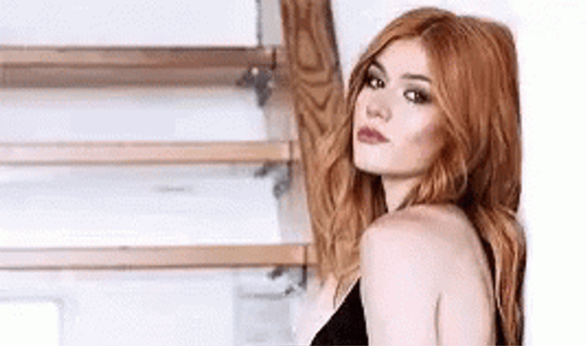 Katherine Mcnamara Look Down GIF