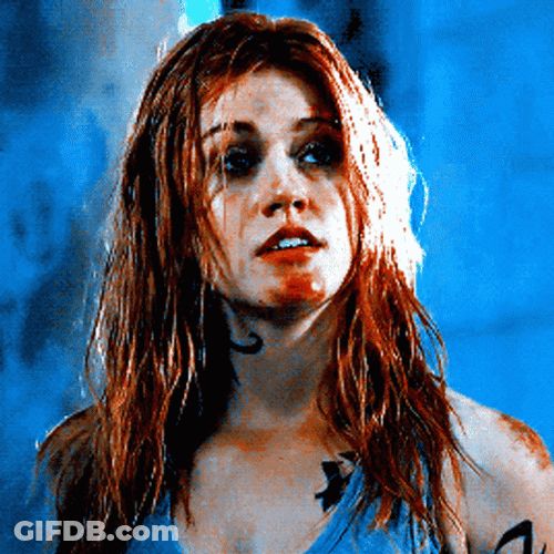 Katherine Mcnamara With Blood GIF
