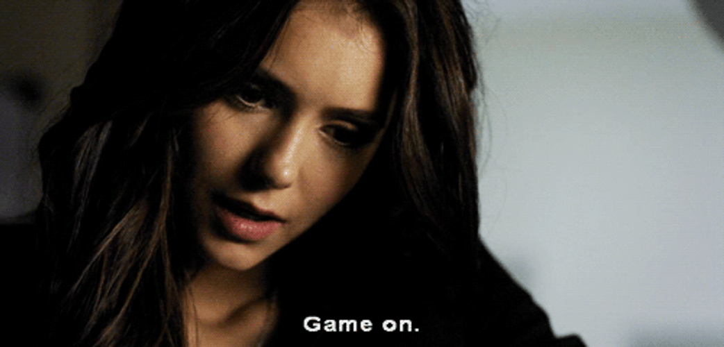 Katherine Pierce Game On TVD GIF