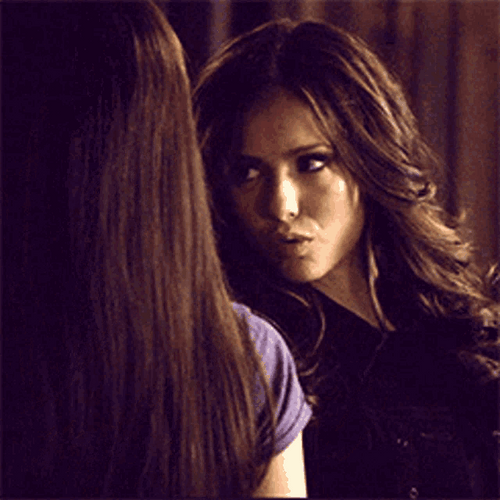 Katherine Pierce Vs Elena Gilbert GIF