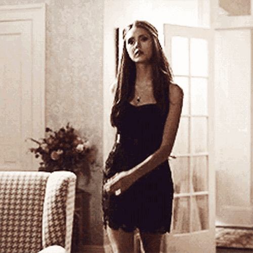 Katherine Pierce Walk Vampire Diaries GIF
