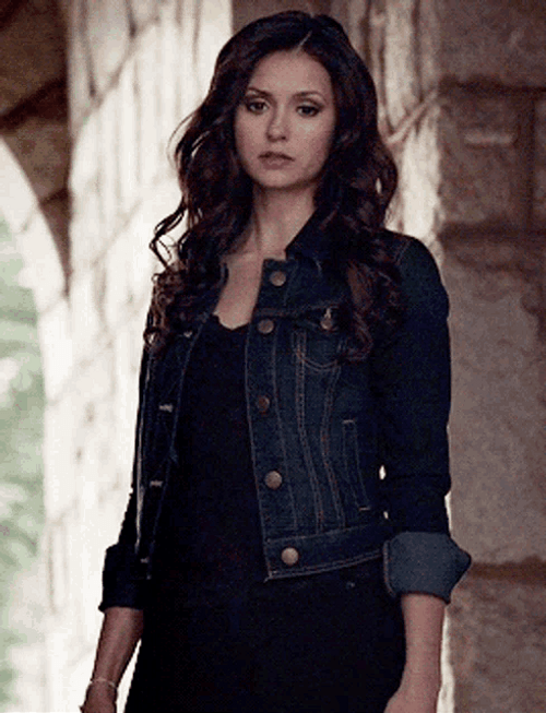 Katherine Pierce Wondering Talk TVD GIF