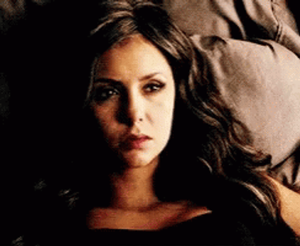 Katherine Pierce You What Reaction GIF