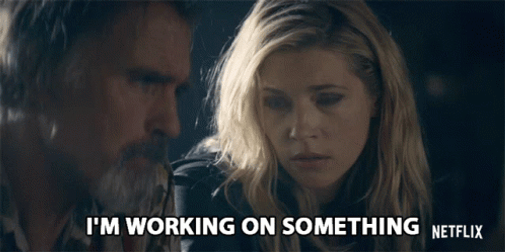 Katheryn Winnick Working On Something GIF