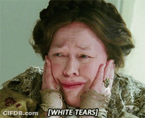 Kathy Bates White Tears Cry Me A River GIF