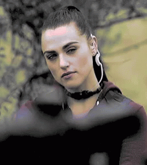 Katie Mcgrath Lena Luthor Eyebrow Raise GIF