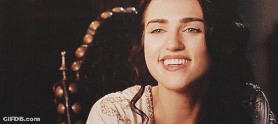 Katie Mcgrath Merlin Series Happy Smile GIF