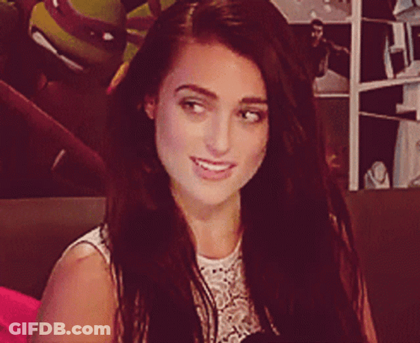 Katie Mcgrath Side Profile Smile GIF