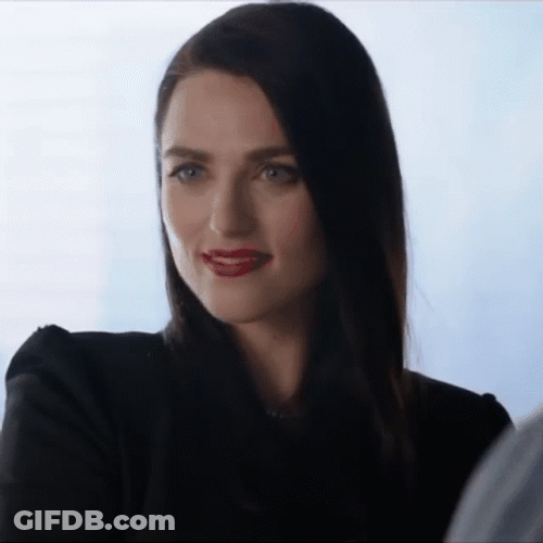 Katie Mcgrath Supergirl Season 6 Red Lips GIF
