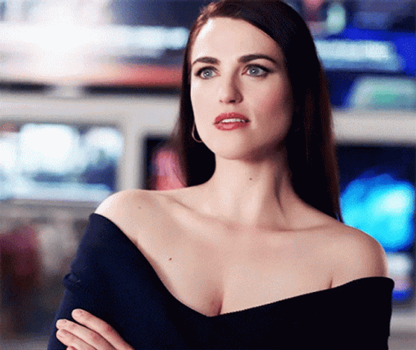Katie Mcgrath Supergirl Shocked Reaction GIF