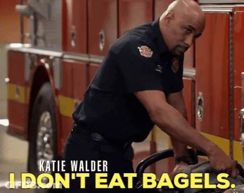 Katie Walder Says I Don't Eat Bagels GIF