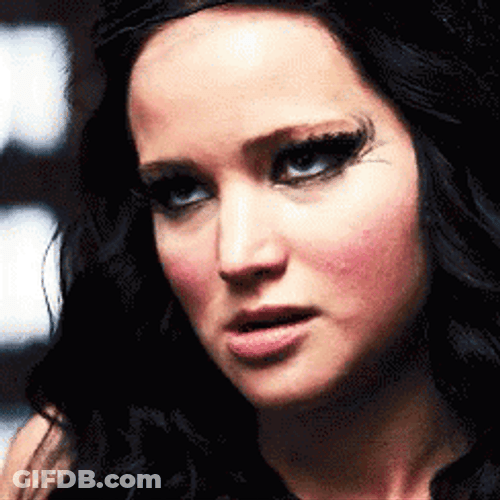 Katniss Everdeen Annoyed Face GIF