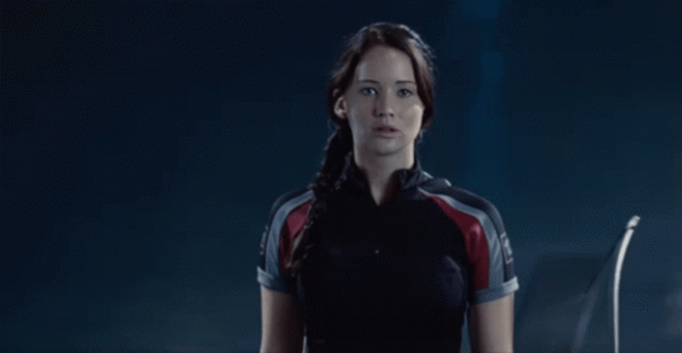 Katniss Everdeen Bowing GIF