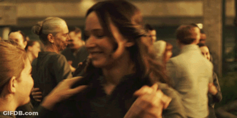 Katniss Everdeen Dancing With Primrose Everdeen GIF