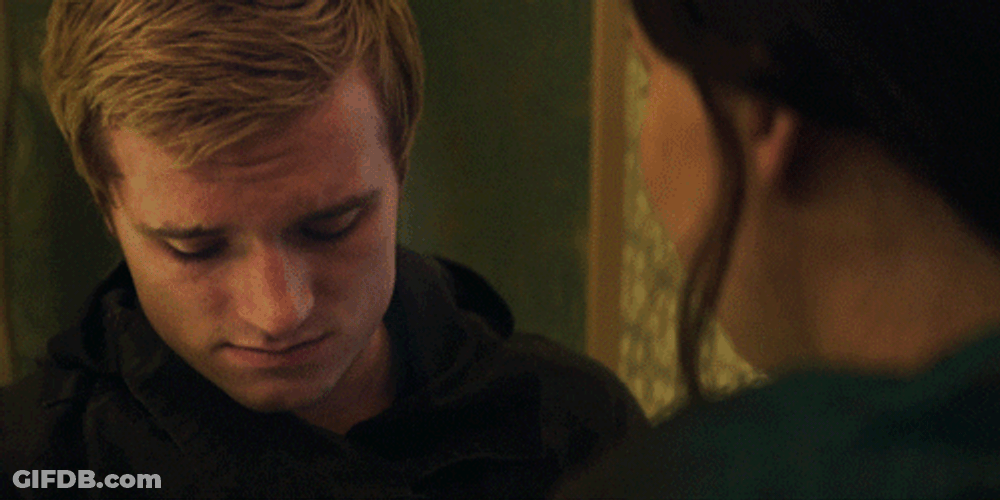 Katniss Everdeen Hugging Peeta GIF