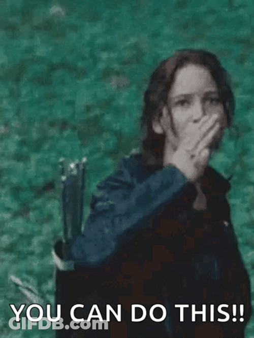 Katniss Everdeen You Can Do This GIF