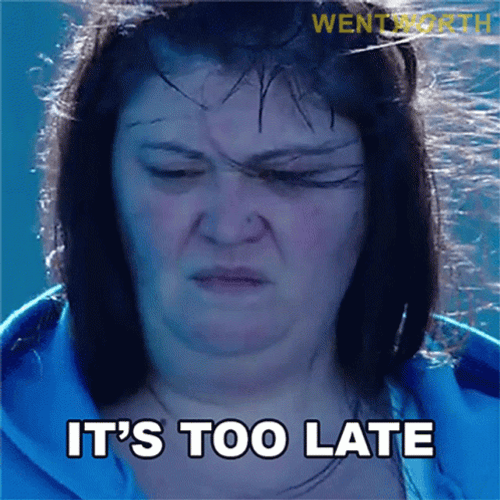 Katrina Milosevic Its Too Late GIF