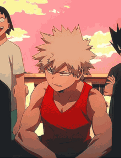 Katsuki Bakugo Unleashing Power GIF
