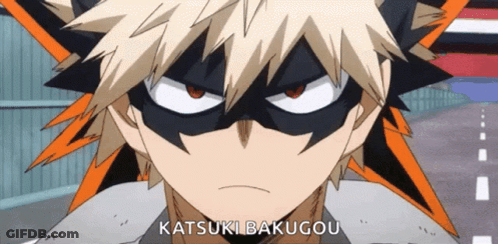 Katsuki Bakugou Anime Meme GIF