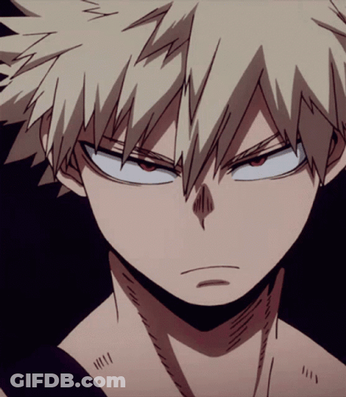 Katsuki Bakugou Boku No Hero Academia Serious GIF