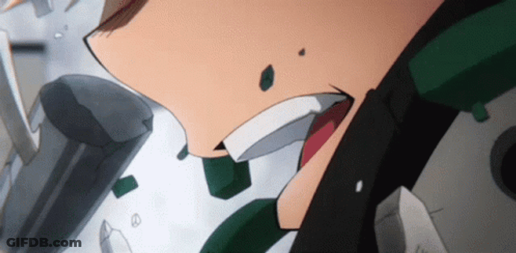 Katsuki Bakugou Sinister Smile Close Up GIF