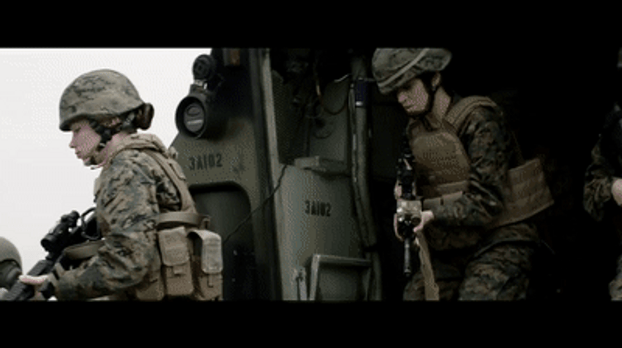 Katy Perry  American Soldier Training GIF