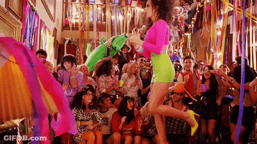 Katy Perry Dancing Running Man GIF