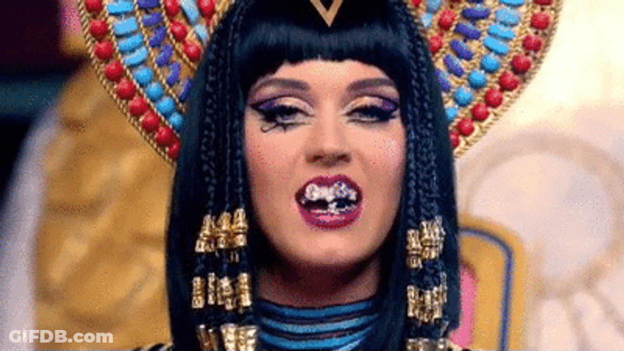 Katy Perry Dark Horse Wink GIF