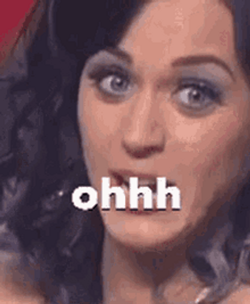 Katy Perry Ohhh Shocked Face GIF