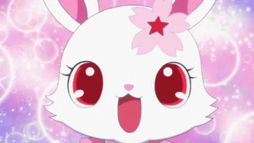 Kawaii Anime Ruby Jewel Pet Wink GIF