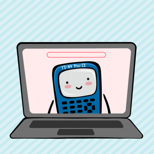 Kawaii Calculator Virtual Hug GIF