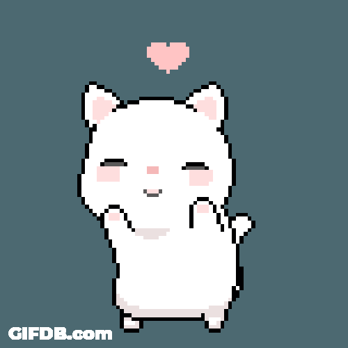 Kawaii Cat Cheerful Dance GIF