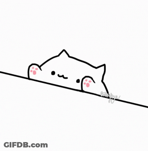 Kawaii Cat Drumming Hands GIF