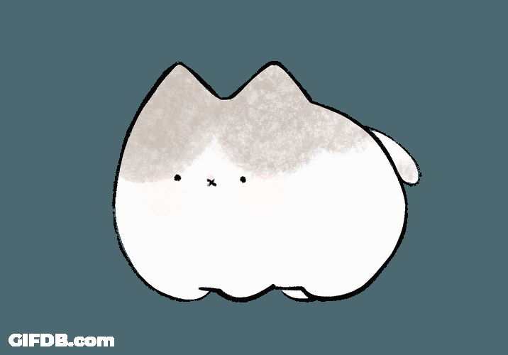 Kawaii Cat Groovy Dancing GIF