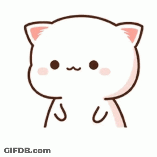 Kawaii Cat Please Expression GIF