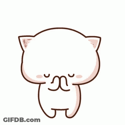 Kawaii Cat Sending Heart And Love GIF