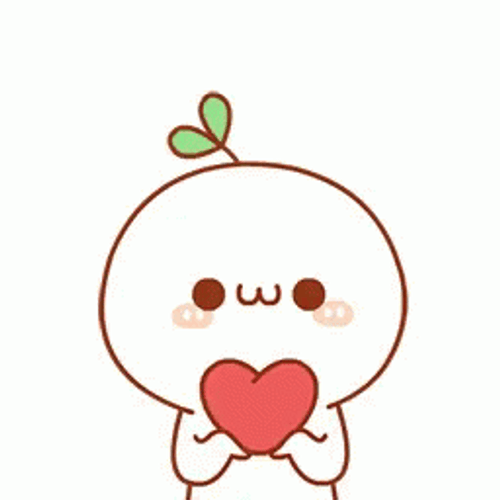 Kawaii Cat Winking Love GIF