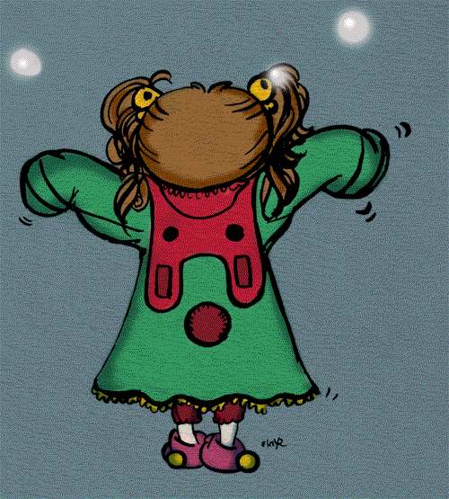 Kawaii Christmas Scarecrow GIF