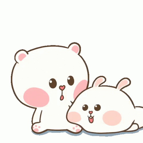 Kawaii Cuddle In Love GIF