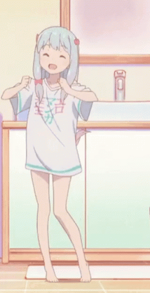 Kawaii Girl Chicken Dance GIF