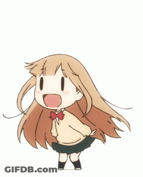 Kawaii Girl Cute Bounce GIF