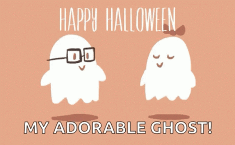 Kawaii Halloween My Adorable Ghost GIF