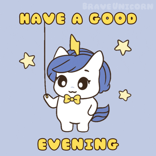 Kawaii Have A Good Evening GIF