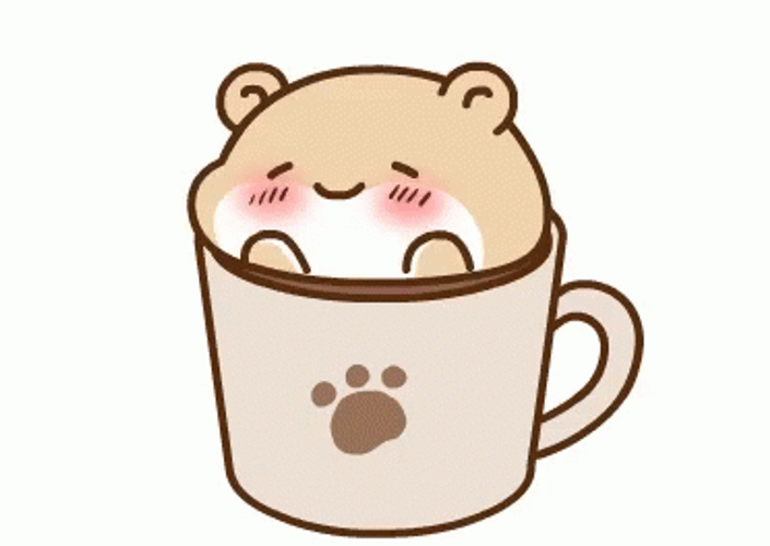 Kawaii Kakao Arachi In Cup GIF